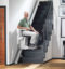 straight stairlift for narrow staircase